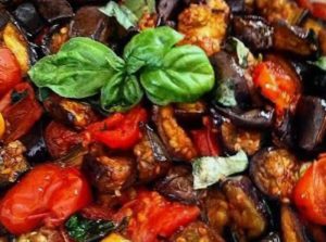 Fried Eggplant Cubes -Vege Organic